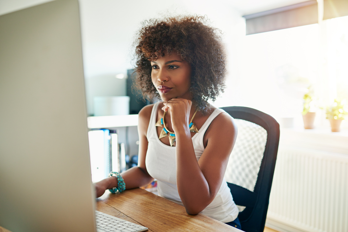 Pretty Young Female Entrepreneur