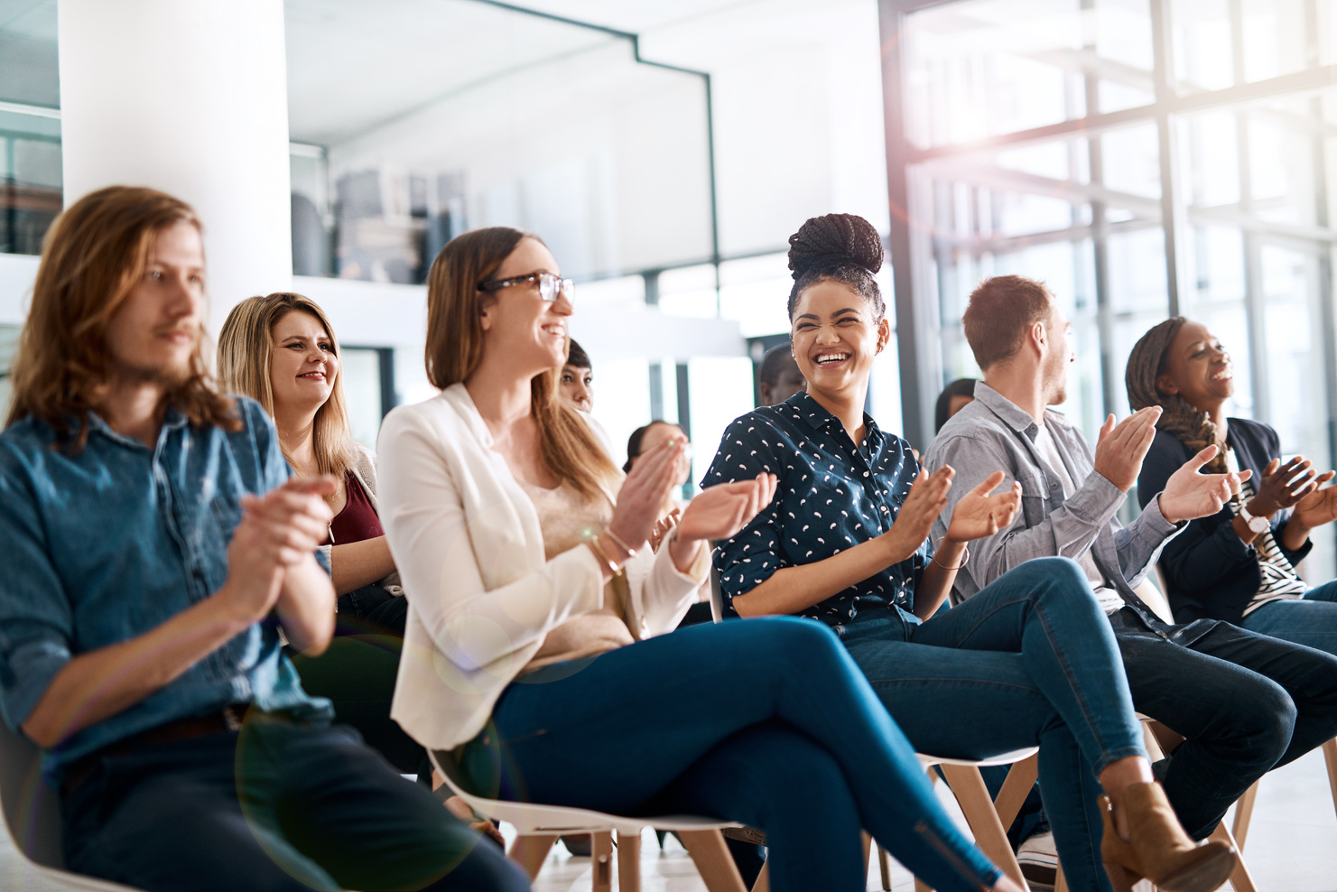 The happy audience is an inspired audience